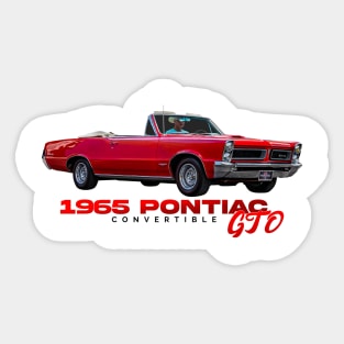 1965 Pontiac GTO Convertible Sticker